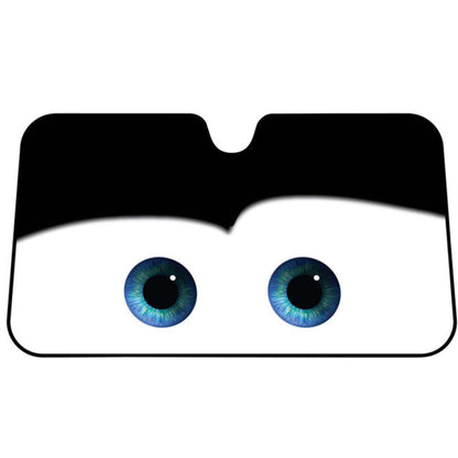 6 Colors Eyes Heated Windshield Sunshade Car Window Windscreen Cover Sun Shade Auto Sun Visor Car-covers Car Solar Protection